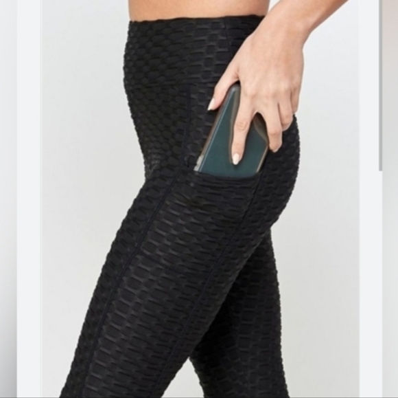 6 Athletic Lined Tic-Toc /Winter Warm Leggings  Size S/M - Picture 5 of 6